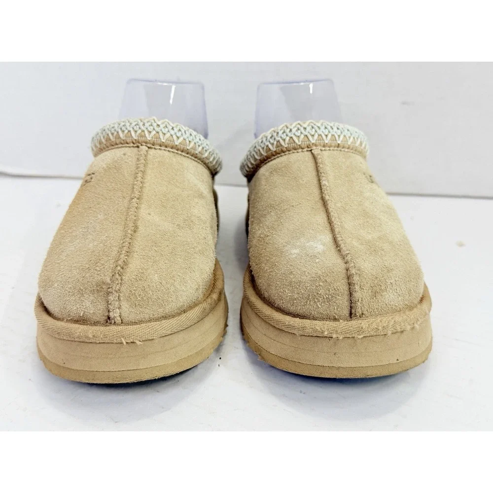 UGG‎ Tazz Platform Slippers Mustard Seed Suede Youth US 4 Kids 1143774K